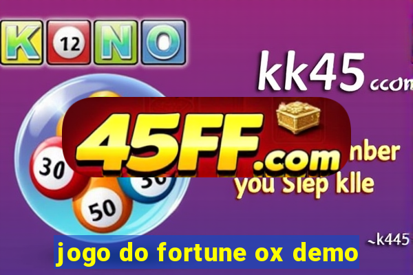 jogo do fortune ox demo